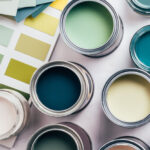 Tarro de tinta verde